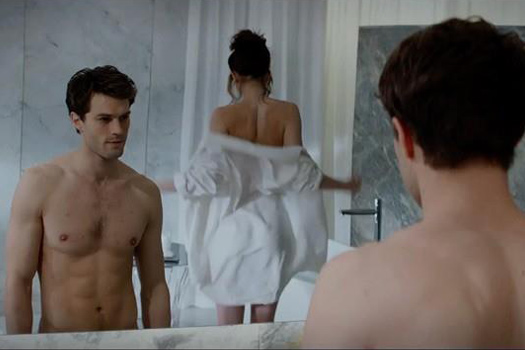 Still From Film Trailer For 50 Shades of Grey